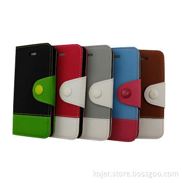 Wallet Flip Cellphone Stand Case Cover for iPhone 5/5s